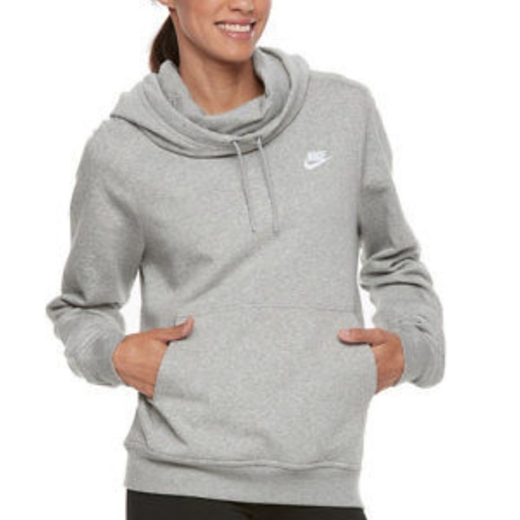 nike funnel neck hoodie